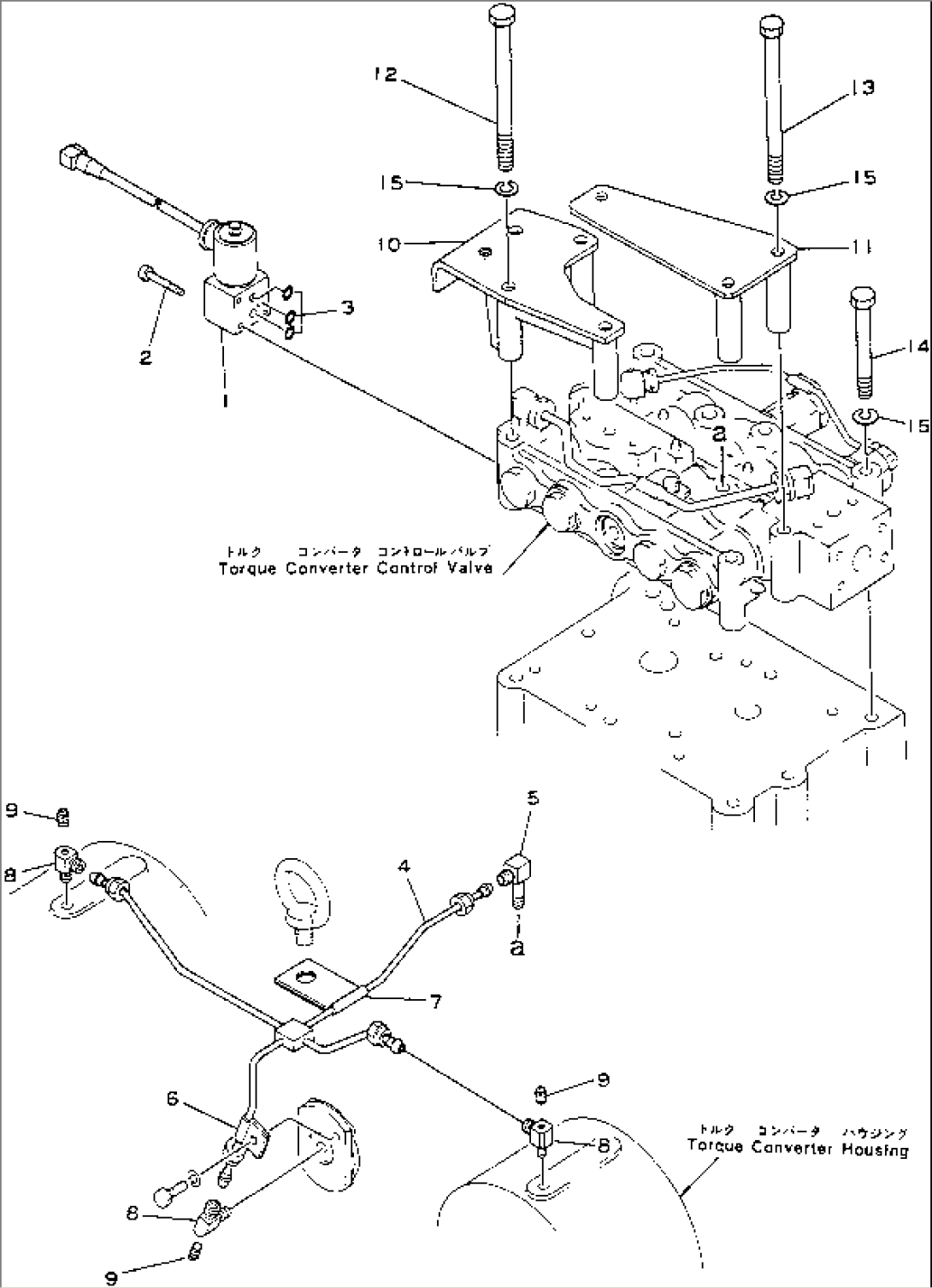 TORQUE CONVERTER PIPING AND SOLENOID VALVE(#10002-)