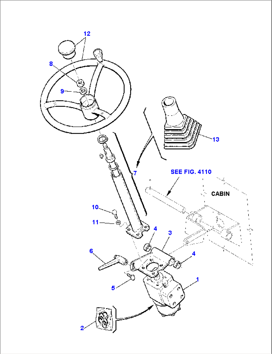 STEERING WHEEL, COLUMN AND UNIT