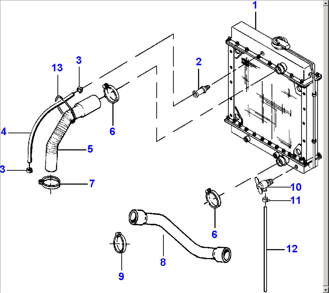 COOLING SYSTEM S/N 202086 & UP