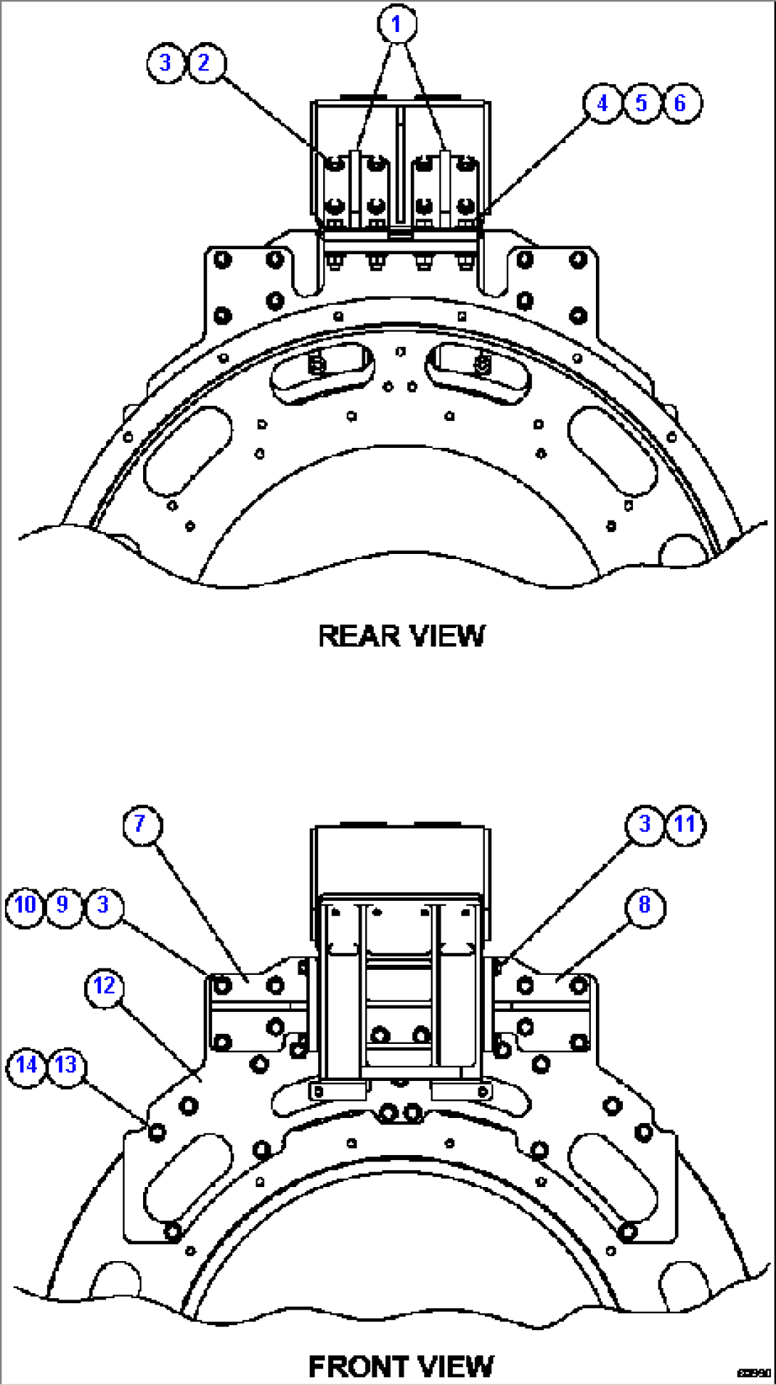 ALTERNATOR/FLYWHEEL HOUSING BRACING INSTALLATION