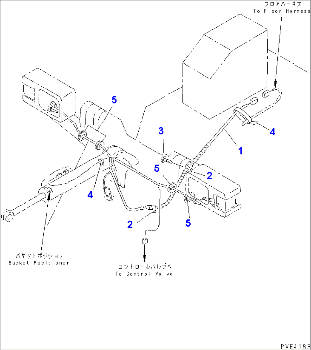 WIRING HARNESS (FRONT FRAME LINE)(#10001-11500)