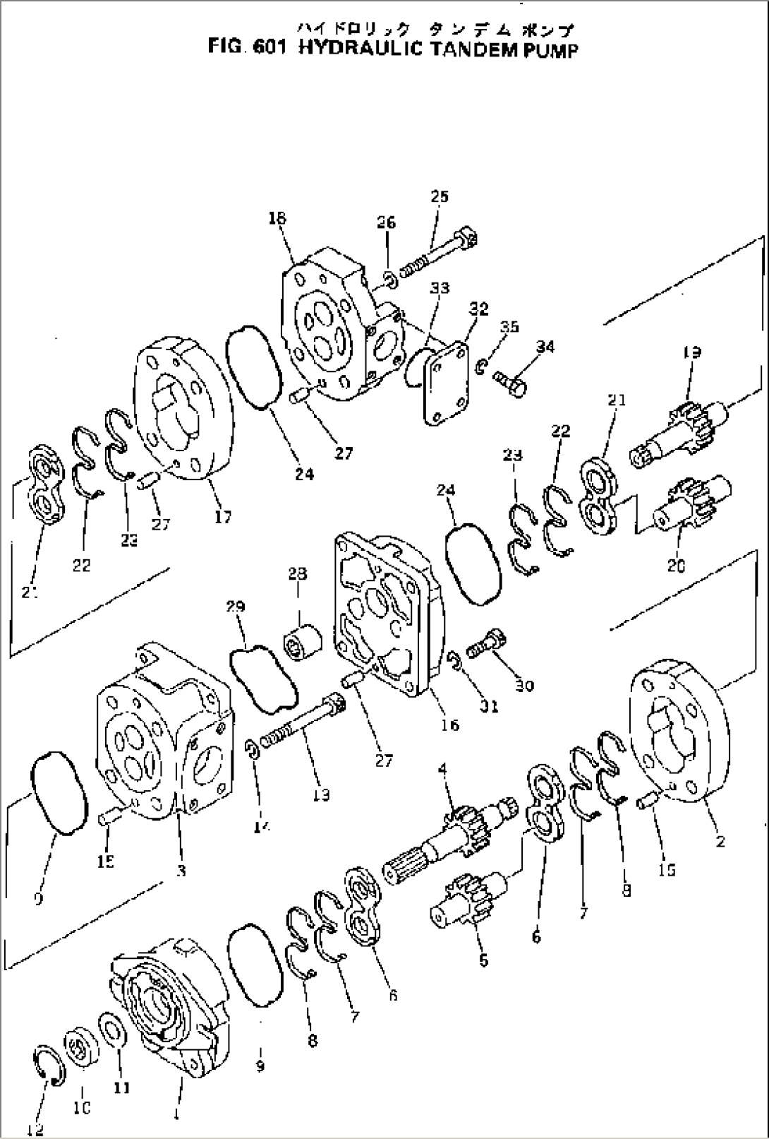 HYDRAULIC TANDEM PUMP