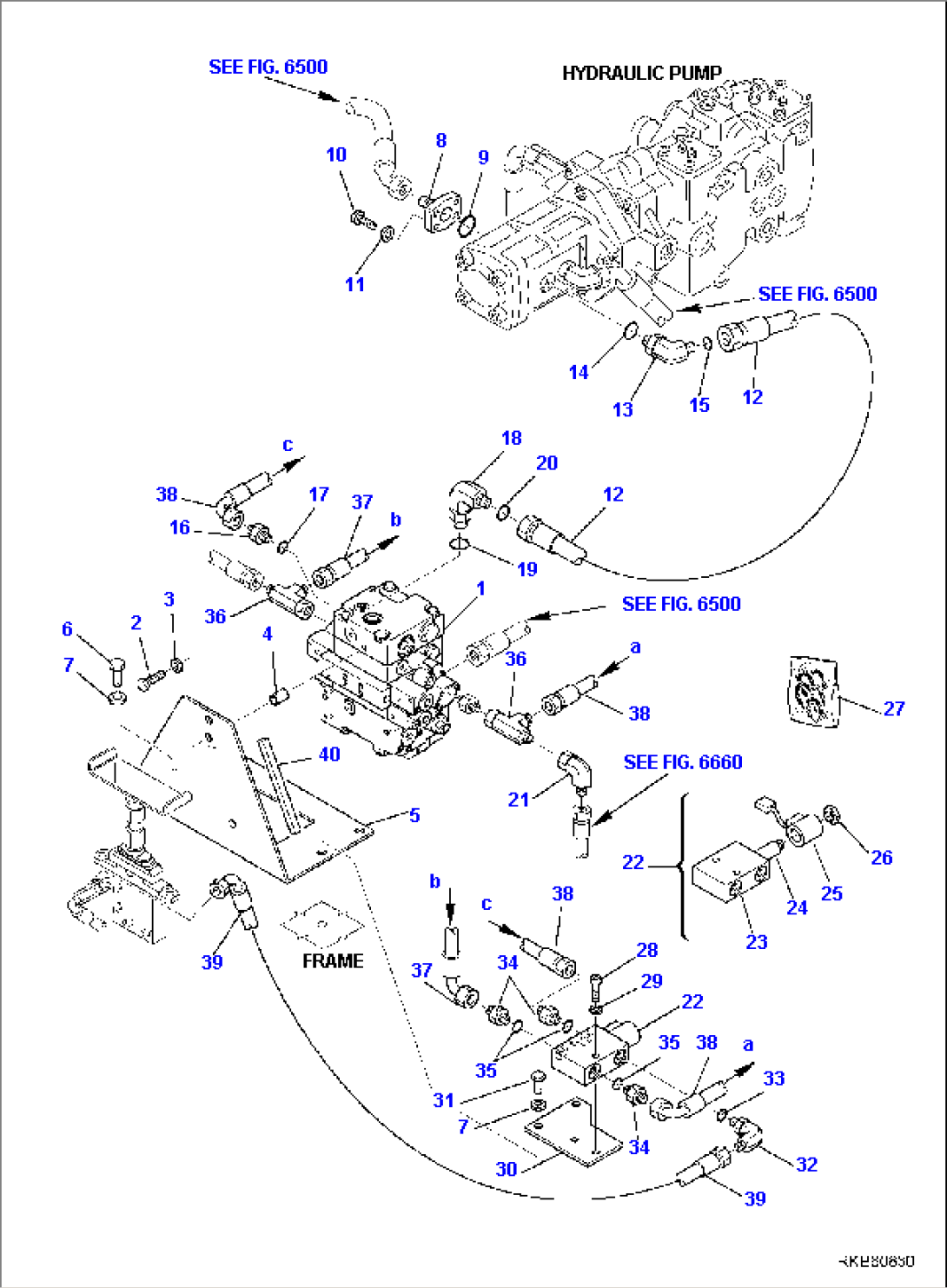 HYDRAULIC PIPING (SUCTION AND DELIVERY LINE) (HIGH-FLOW)