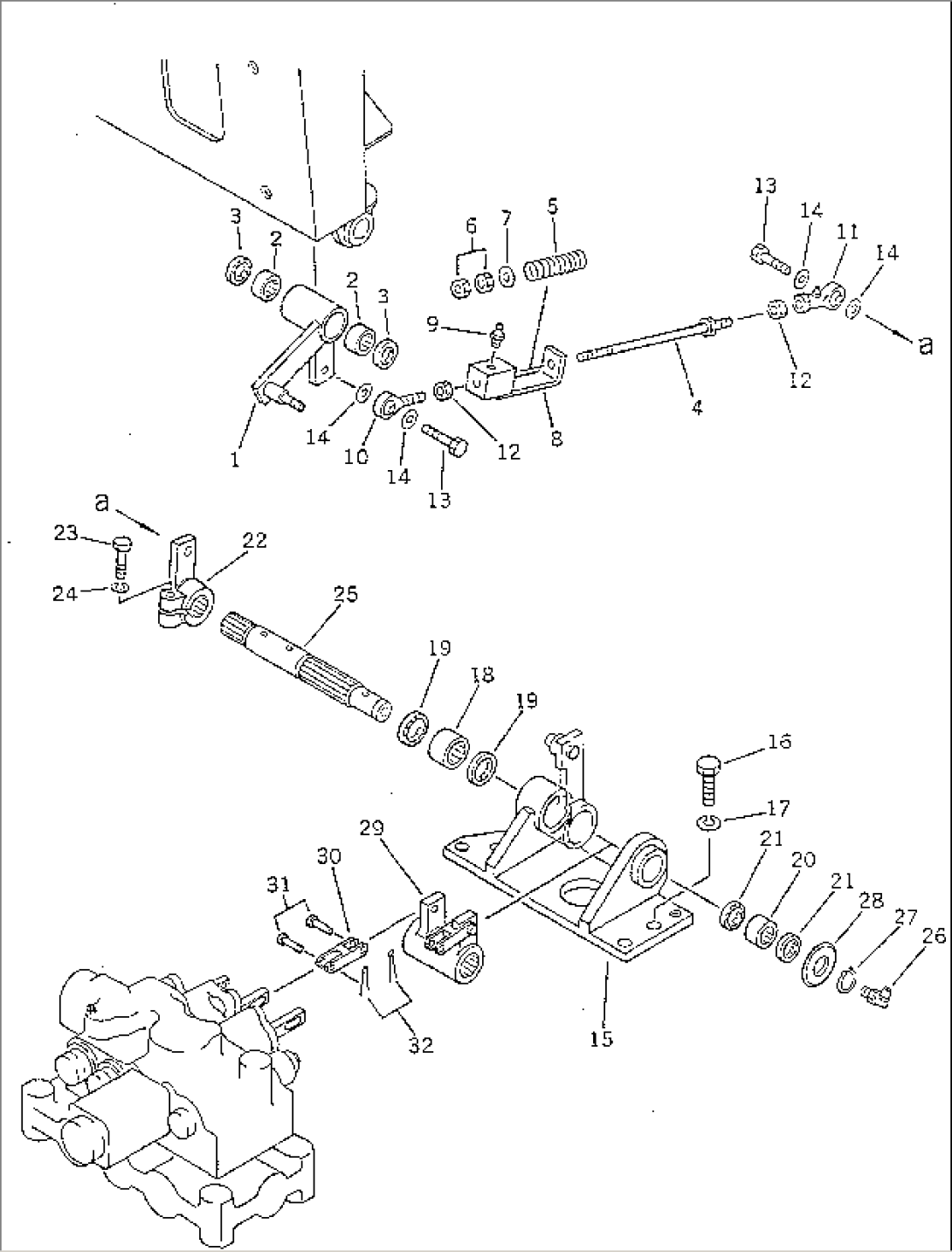 BRAKE PEDAL LINKAGE