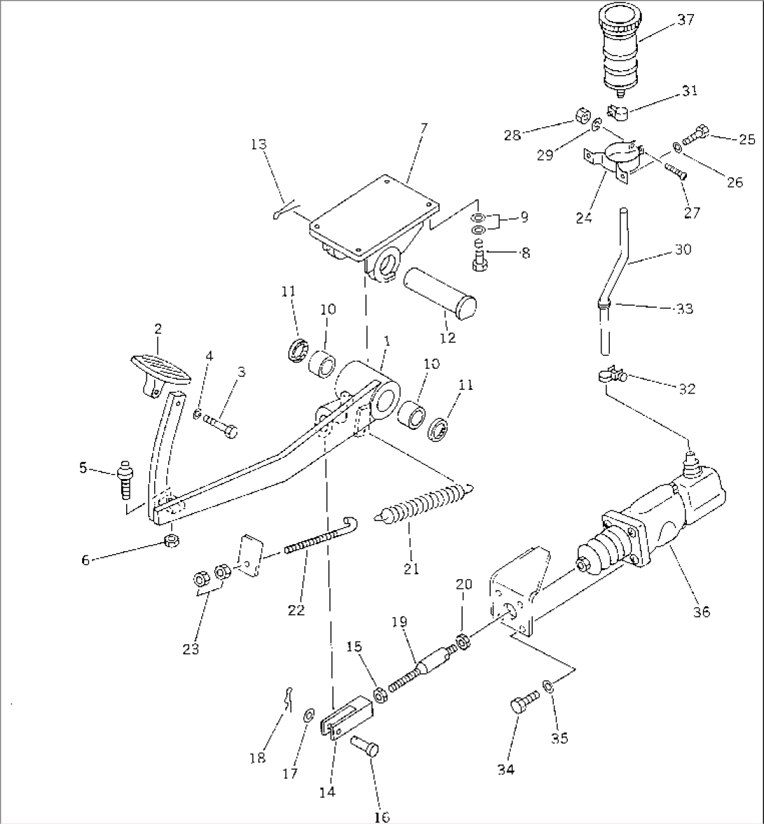 BRAKE PEDAL(#15001-15369)