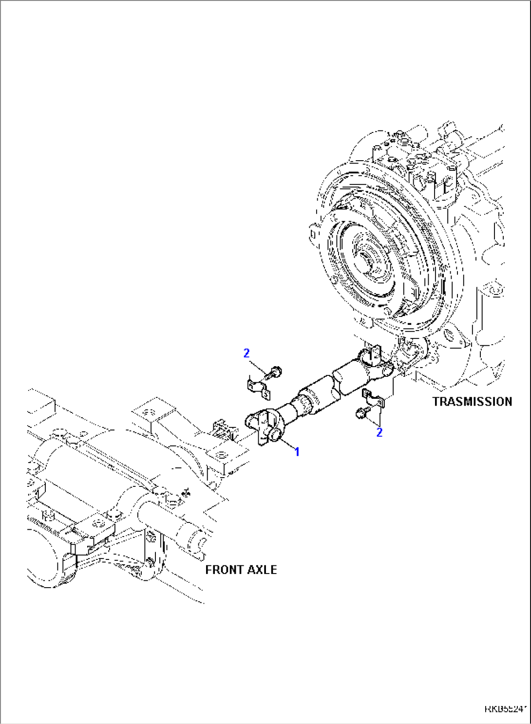 FRONT CARDAN SHAFT