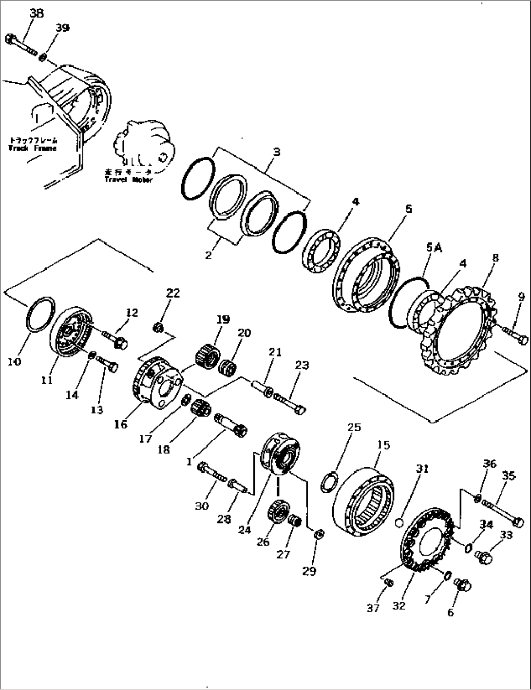 FINAL DRIVE AND SPROCKET (#47284-57468¤57493-58018)