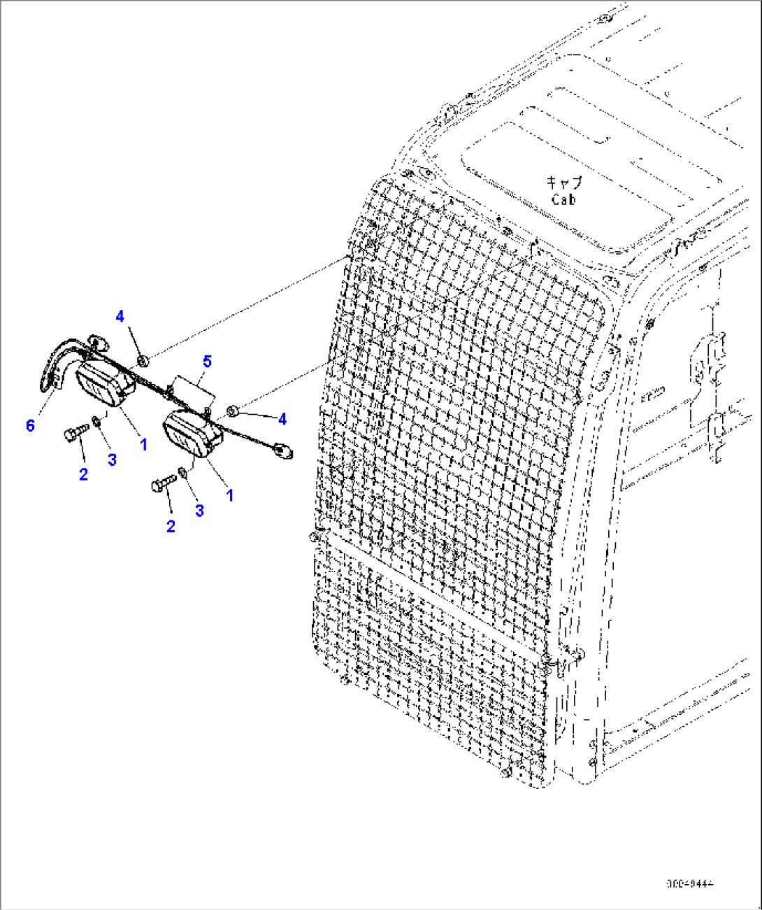 Additional Working Lamp (#95001-)