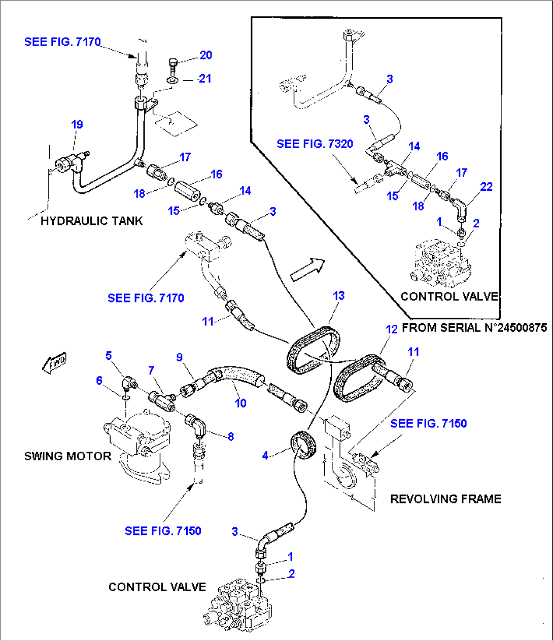 HYDRAULIC PIPING (RETURN LINE) (2nd PART)