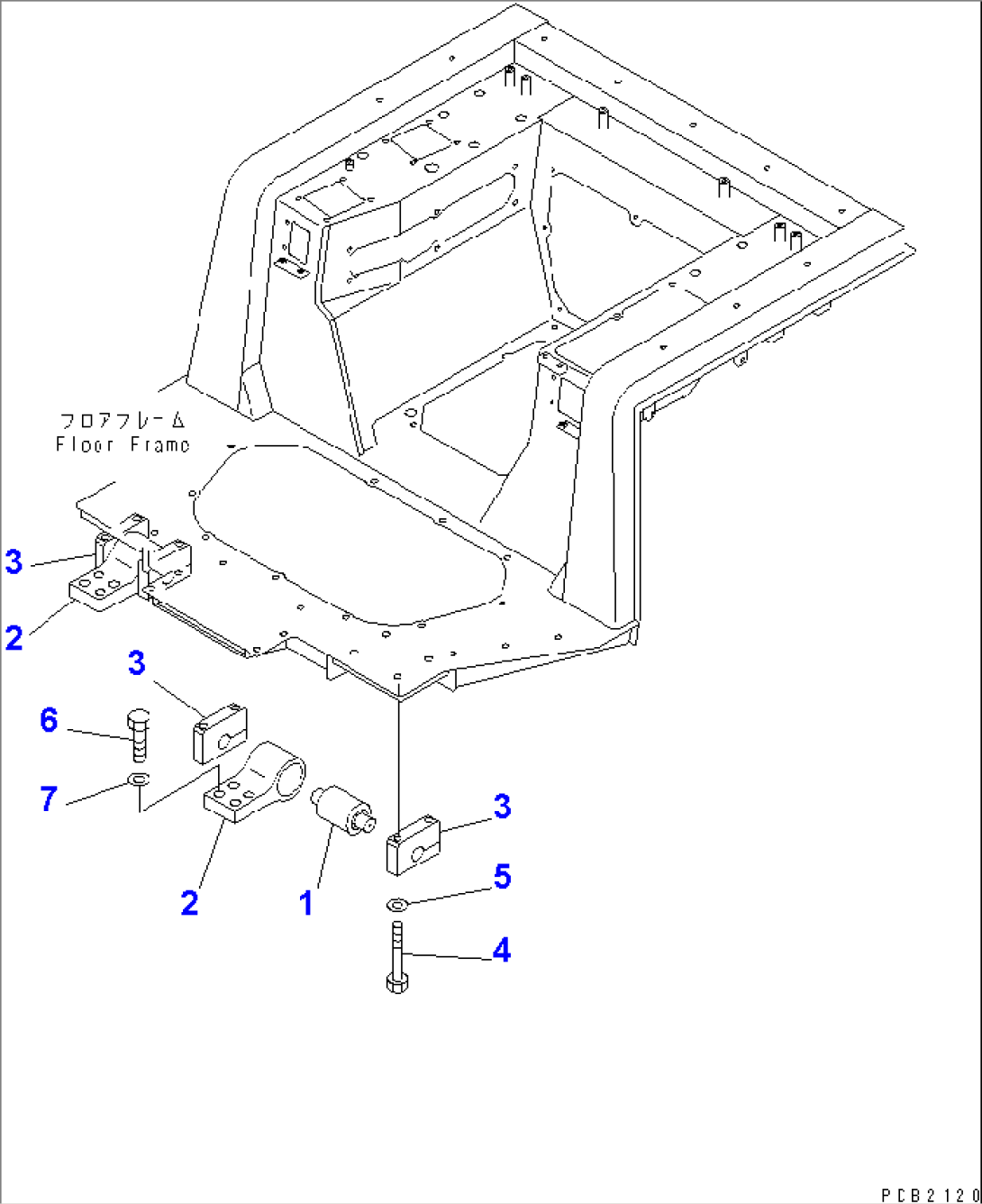 FRONT FLOOR MOUNT