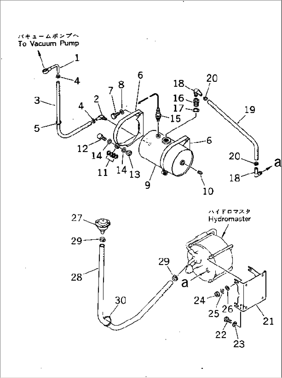 BRAKE VACUUM PIPING