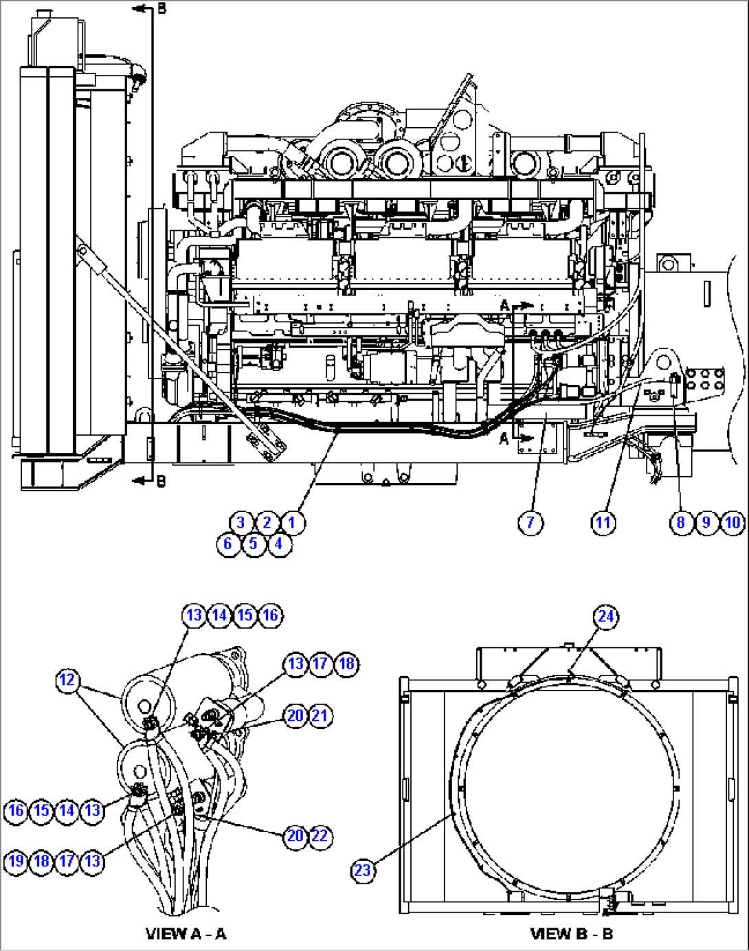 ENGINE ELECTRICAL - LEFT SIDE