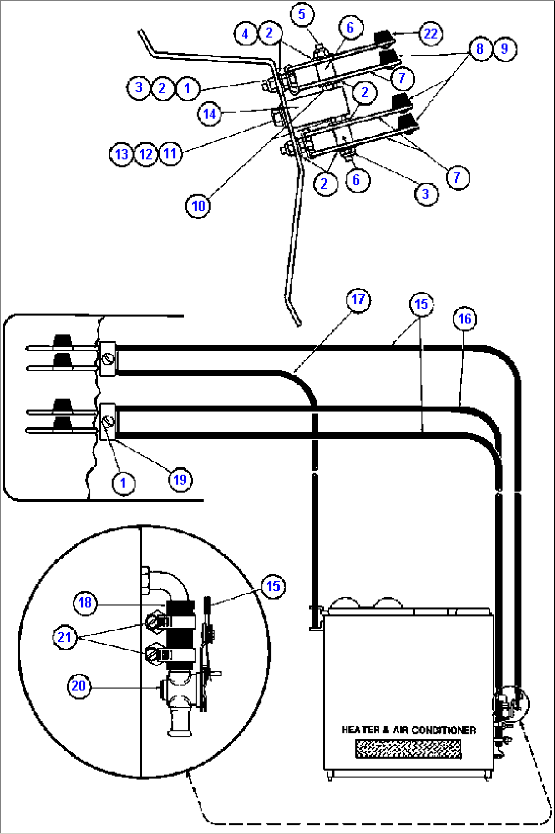 HEATER & AIR CONDITIONER CONTROLS