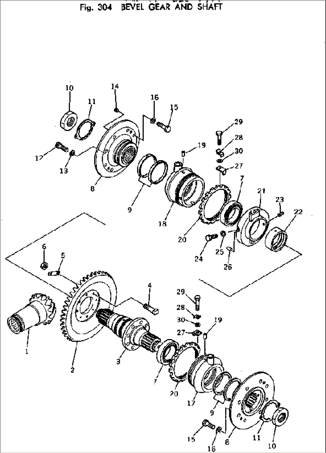 BEVEL GEAR AND SHAFT