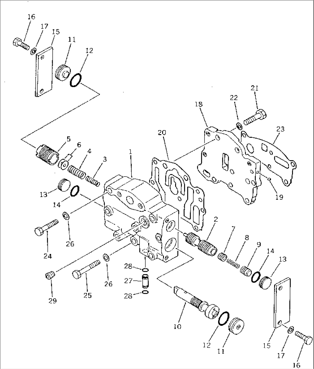 TRANSMISSION VALVE (F2-R2) (MODULATION) (FOR MONO LEVER STEERING)