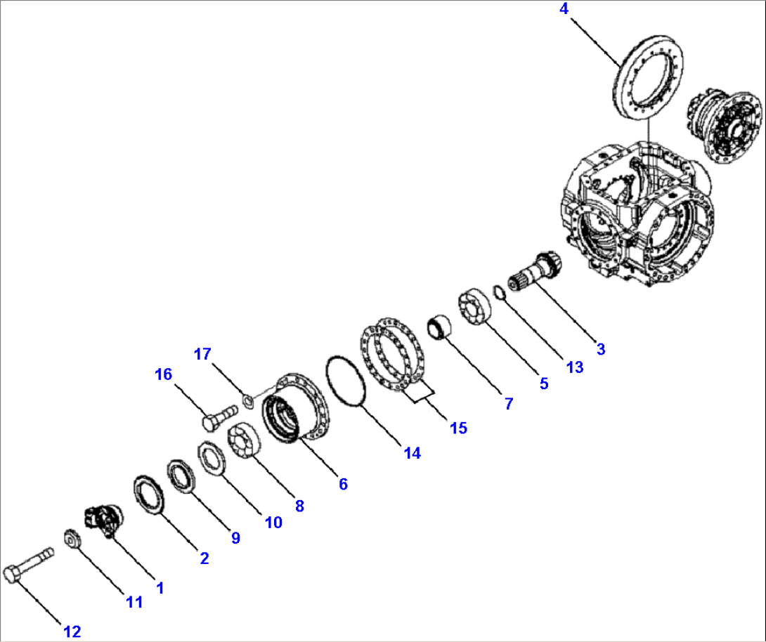 F4500-53B0 REAR AXLE STANDARD AND LIMITED SLIP DIFFERENTIAL (1/3)