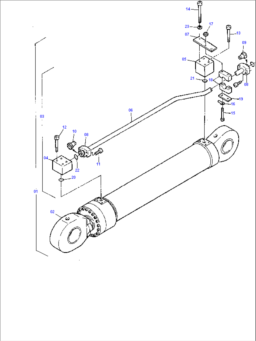 Stick Cylinder with Pipes, R.H.