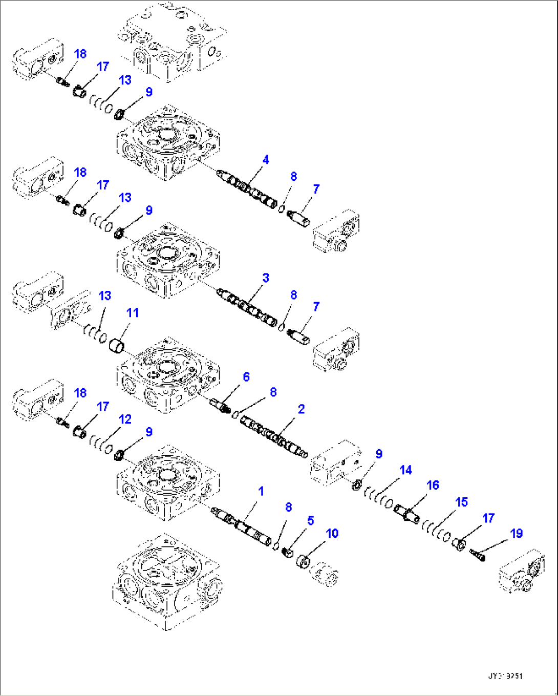 Control Valve, 4-Valve (2/9) (#85001-)