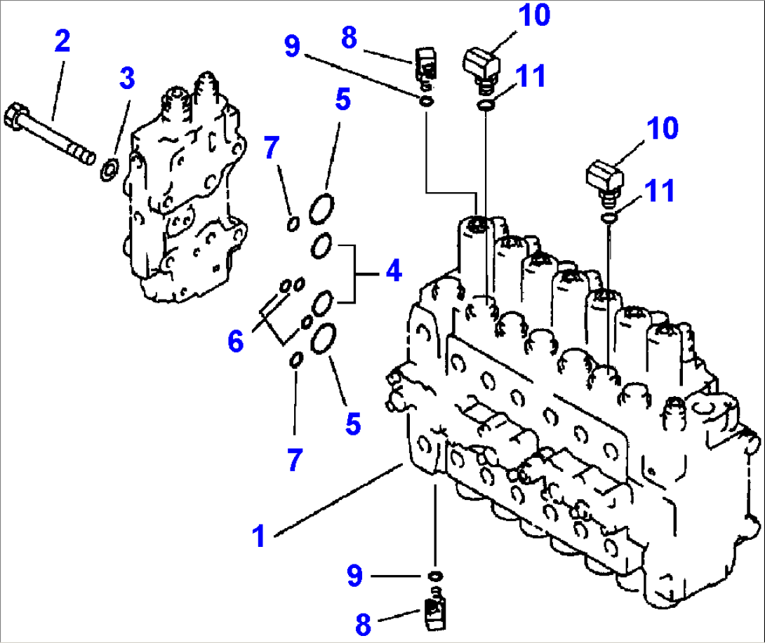 FIG NO. H0120-0107 MAIN VALVE 1 ACTUATOR KIT