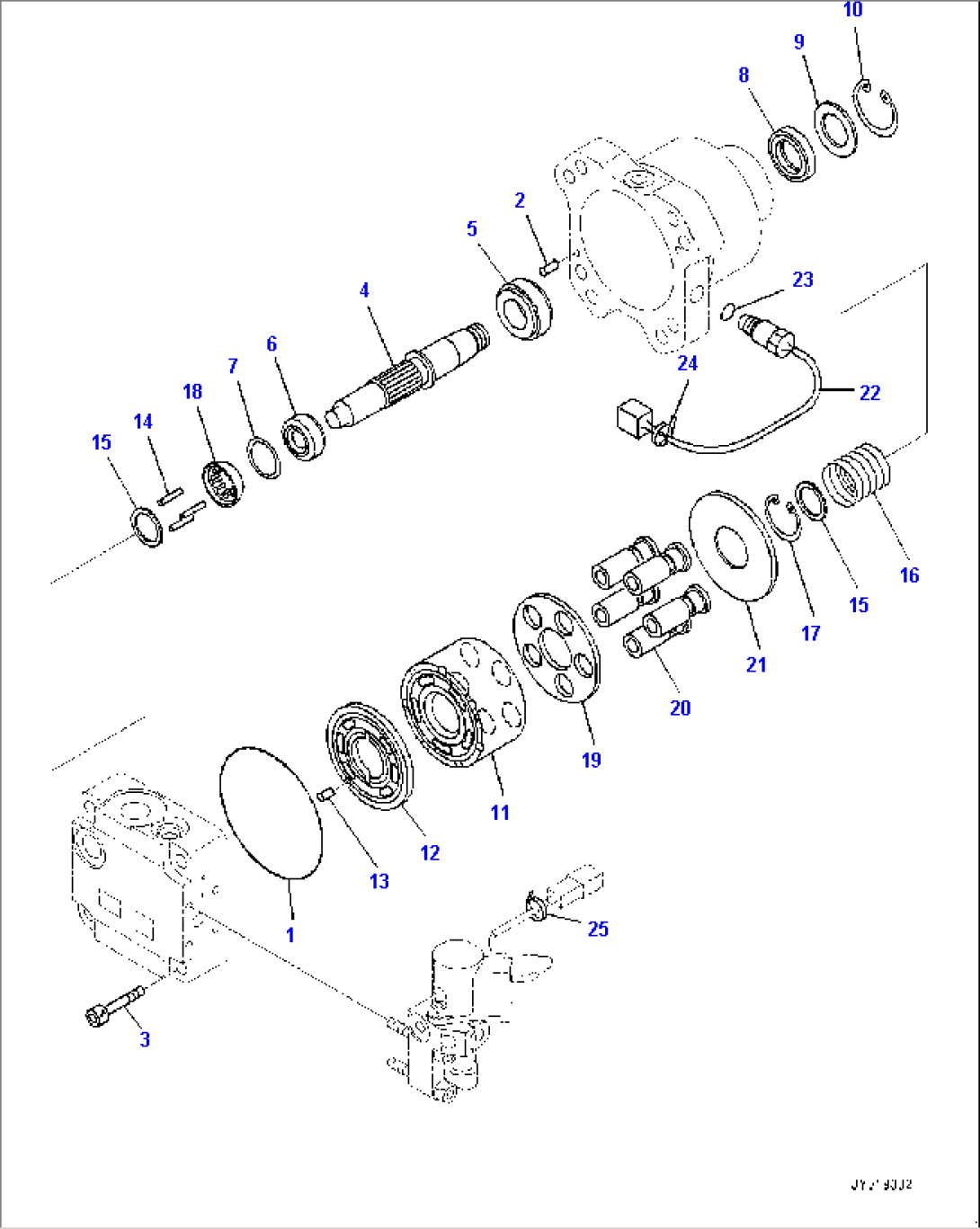 Cooling System, Fan Motor (2/2) (#B60001-)