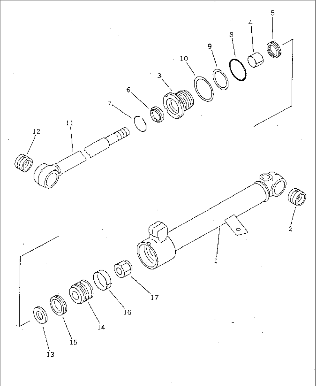 STEERING CYLINDER(#20001-)