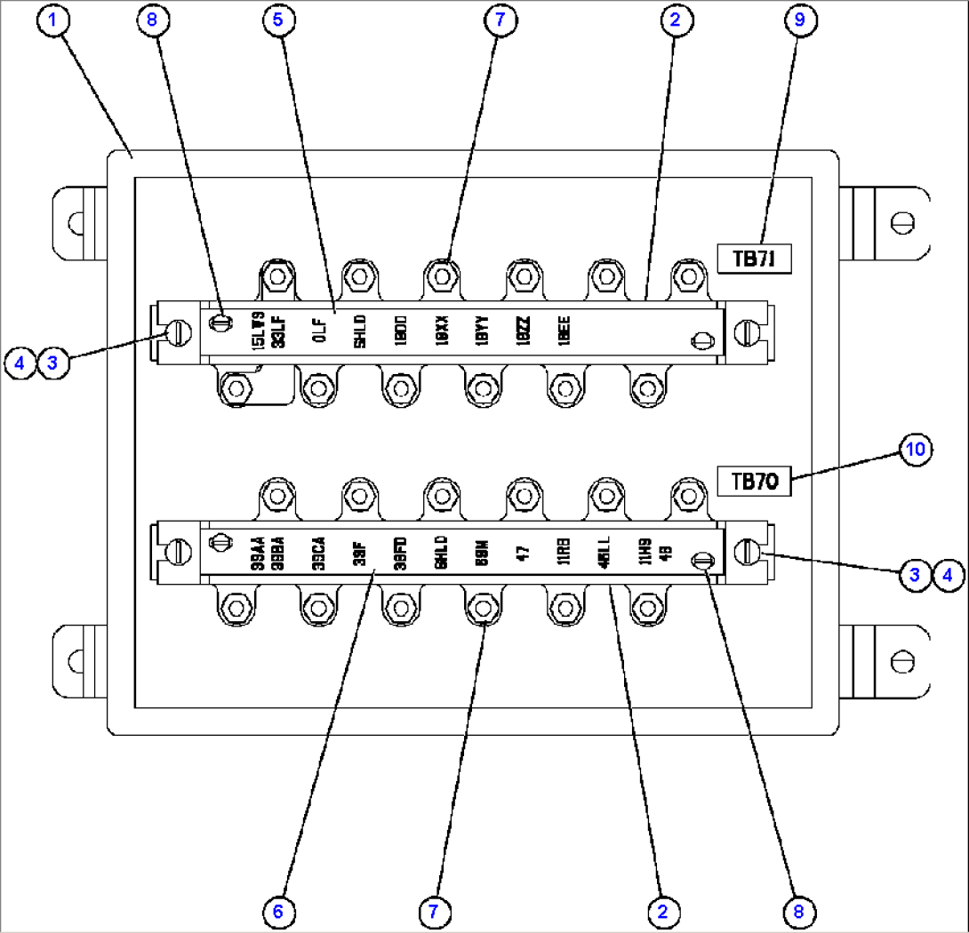 JUNCTION BOX ASSEMBLY - L.H. (EK5822)