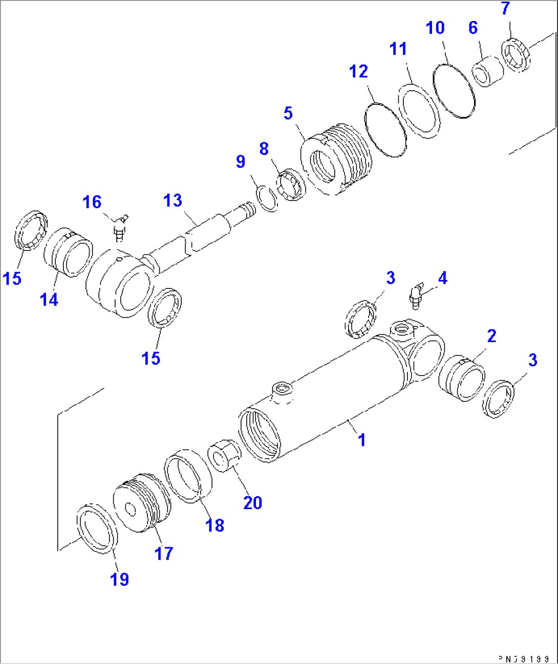 ROTOR GATE CYLINDER