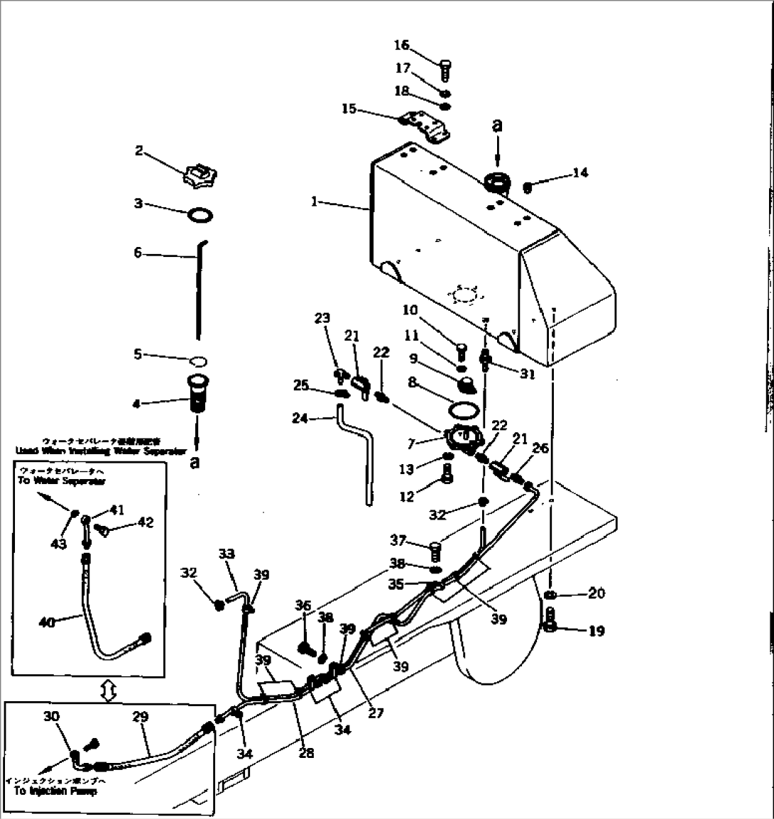 FUEL TANK AND PIPING(#80001-82457)