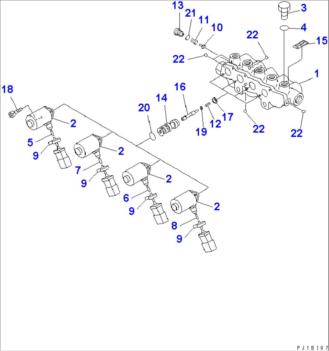 SOLENOID VALVE (INNER PARTS)(#55799-56168)