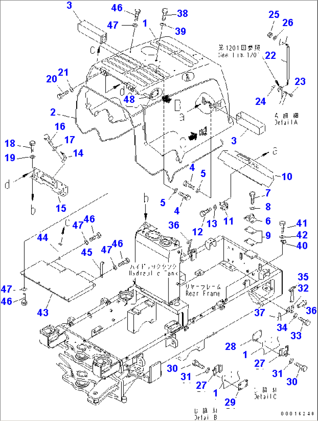 ENGINE HOOD (LOW NOISE SPEC)(#..-5999)