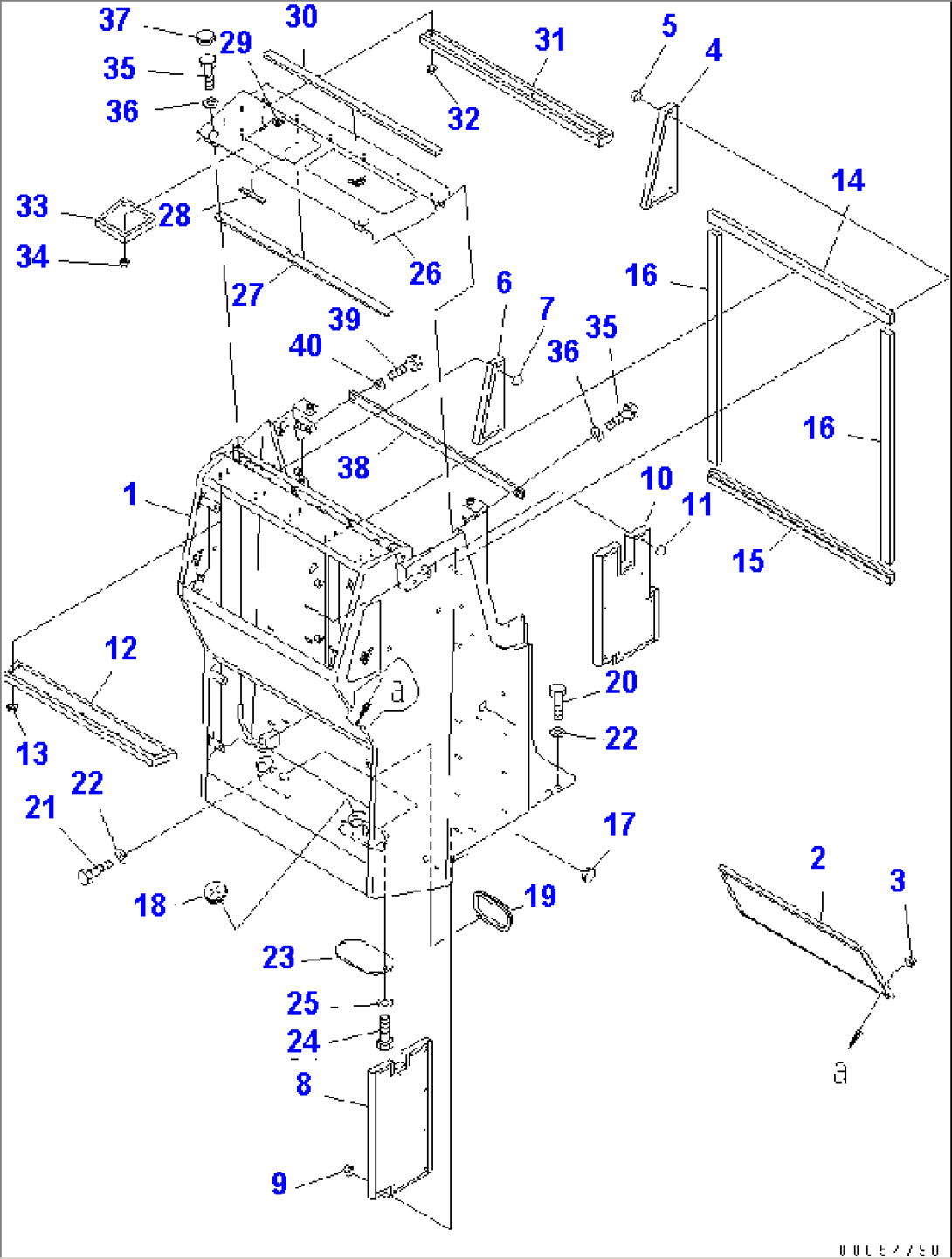 RADIATOR GUARD (FOR EU DYNAMIC NOISE SUPPRESSION SPEC.)