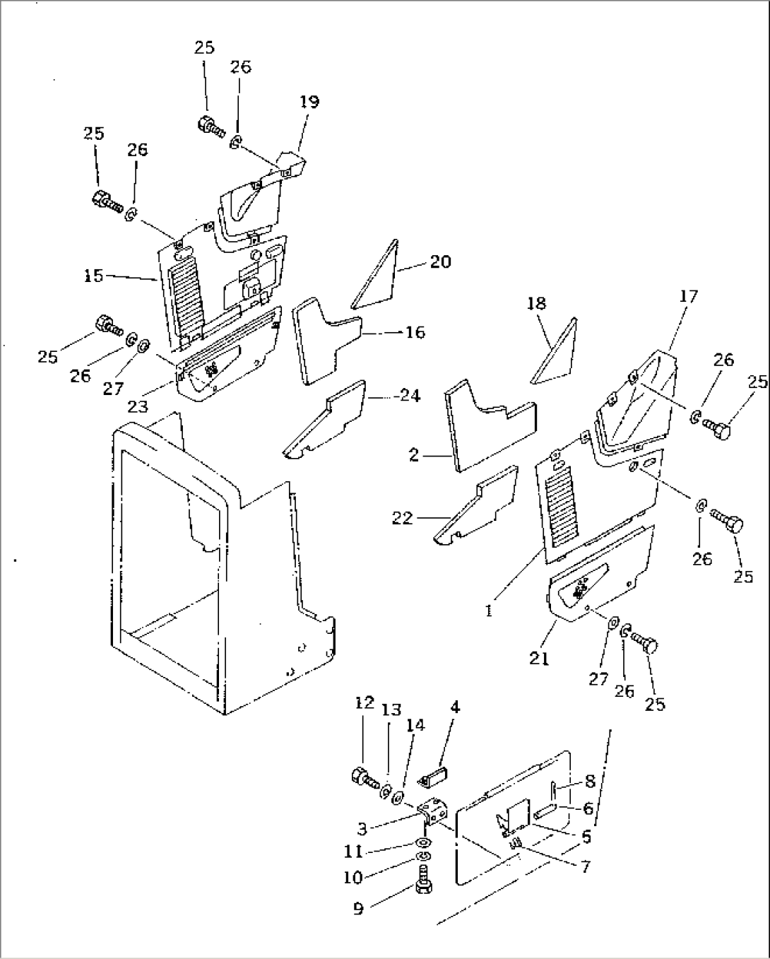 ENGINE SIDE COVER (NOISE SUPPRESSION FOR EC)