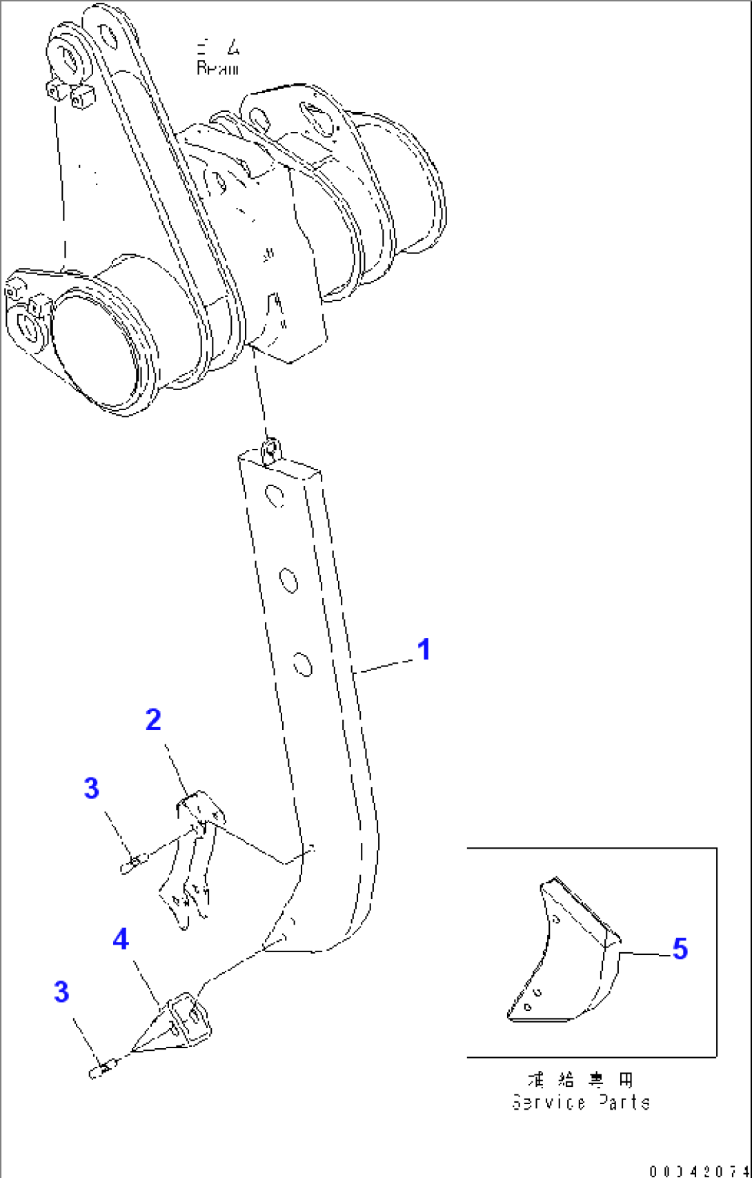 RIPPER SHANK AND POINT (FOR GIANT RIPPER)(#85001-)