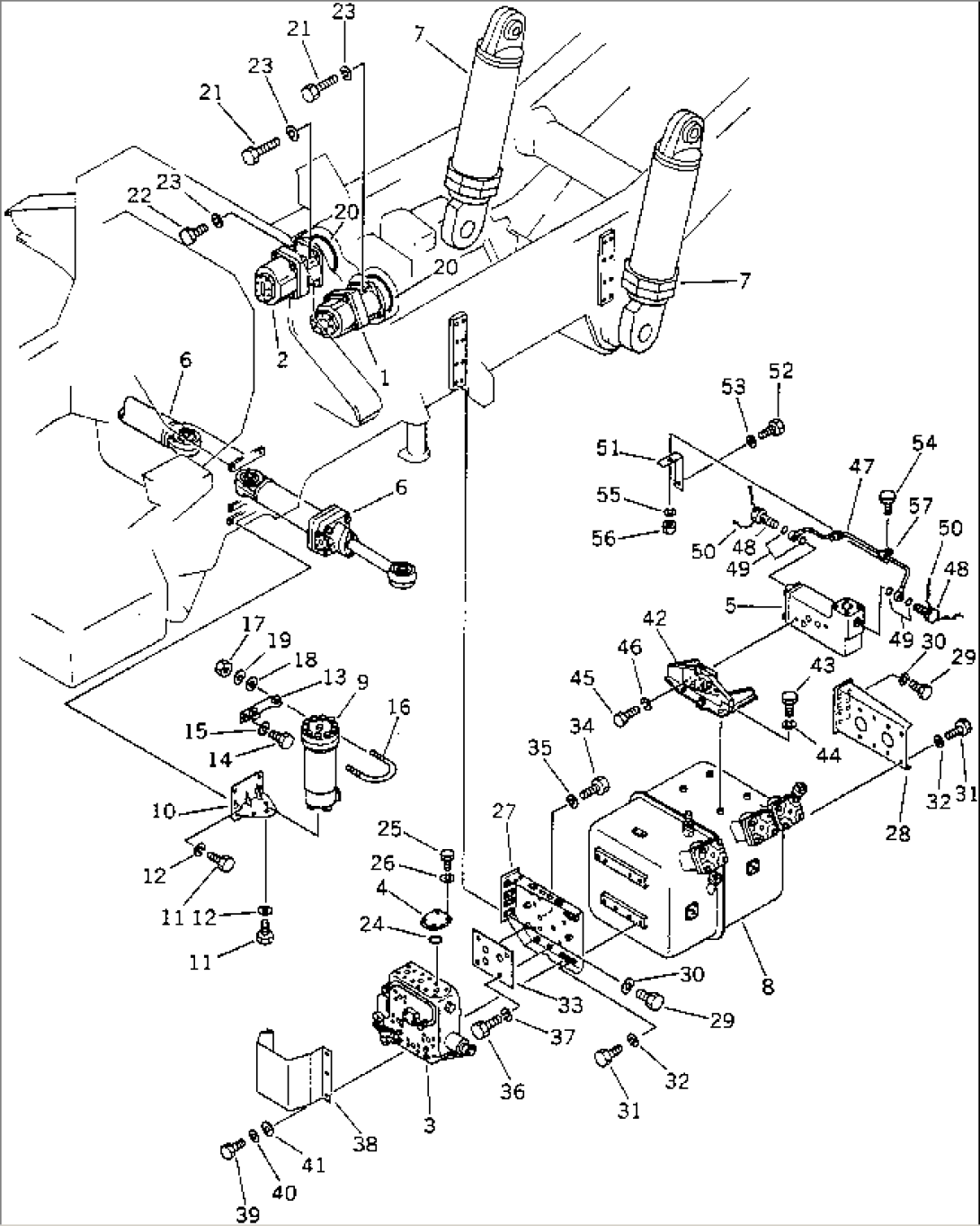 HYDRAULIC UNIT AND BRACKET
