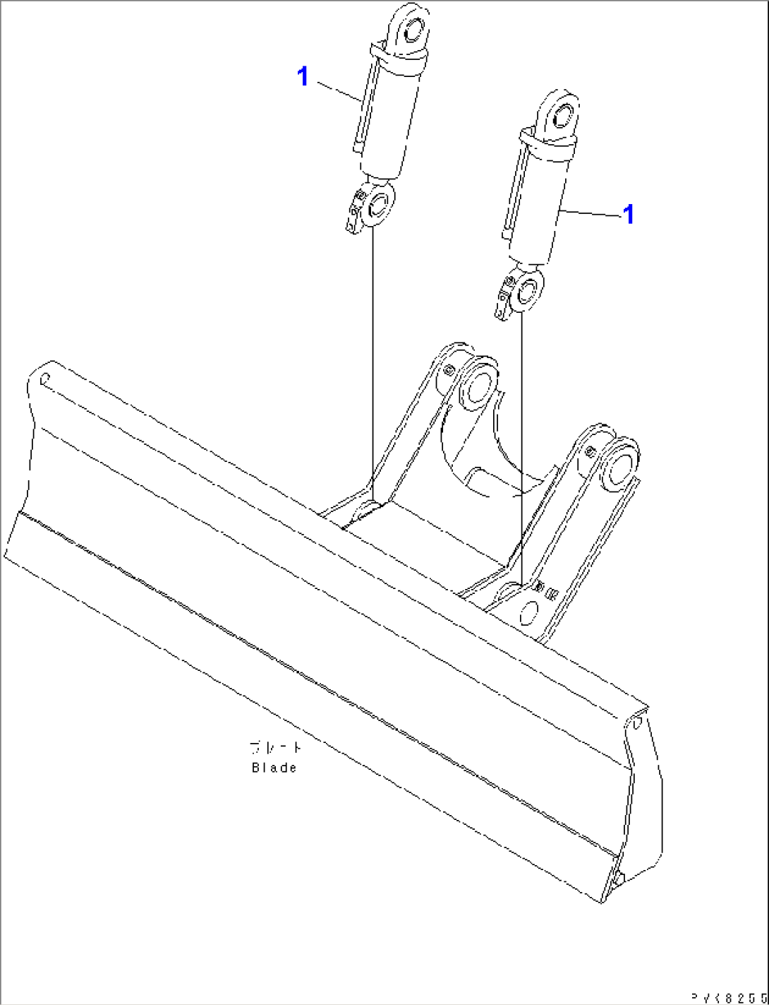 BLADE CYLINDER (FOR FRONT DOZER)