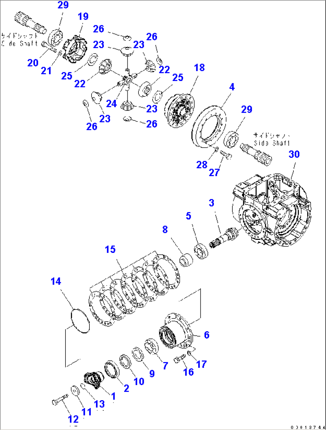 REAR AXLE (DIFFERENTIAL)