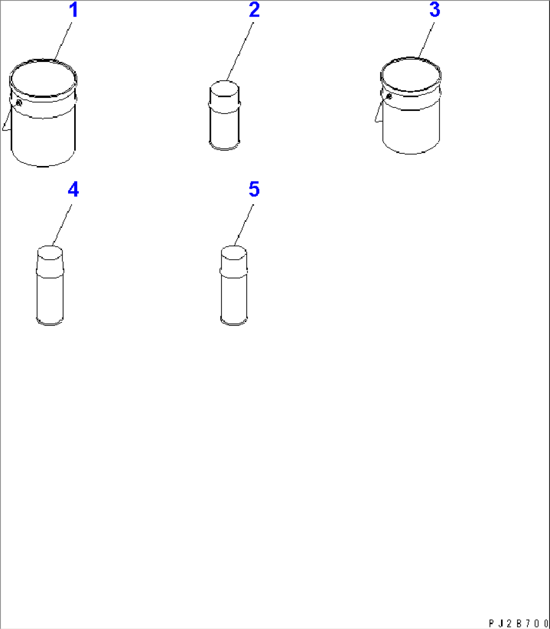 SPARE PARTS(#60001-)