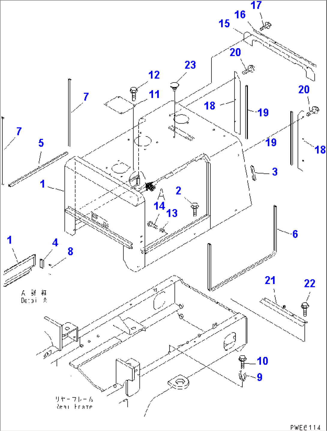 HOOD (ENGINE HOOD) (WITH ANTI CLOG RADIATOR)