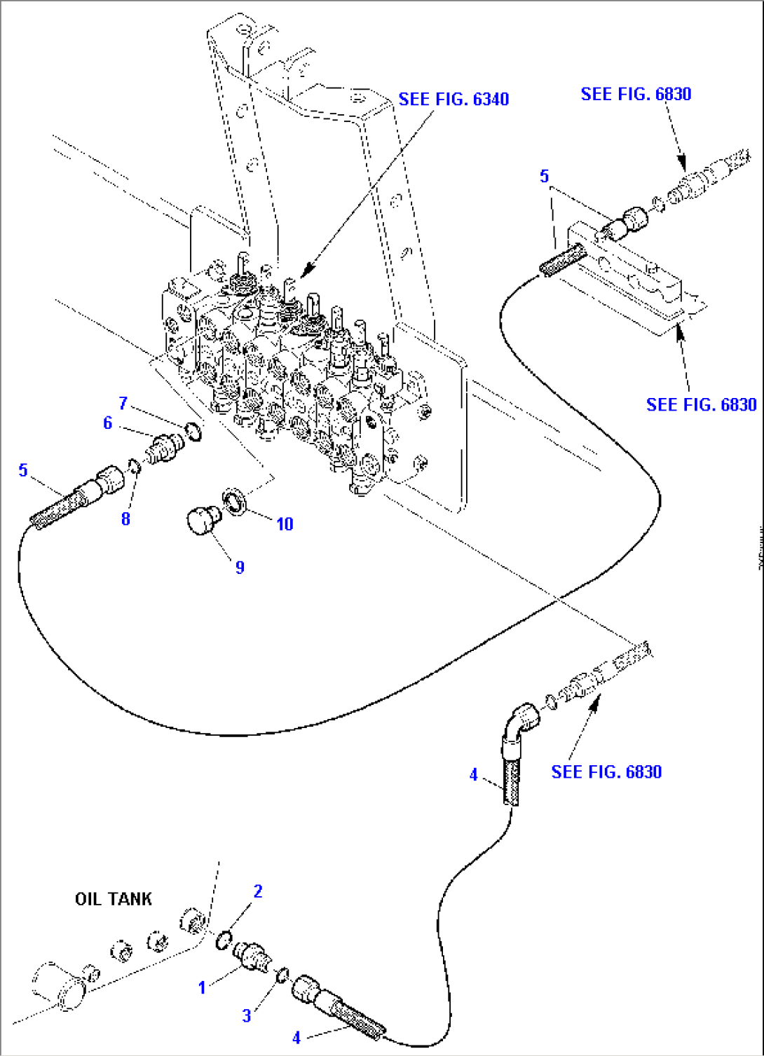HYDRAULIC PIPING (HAMMER LINE) (1/3)