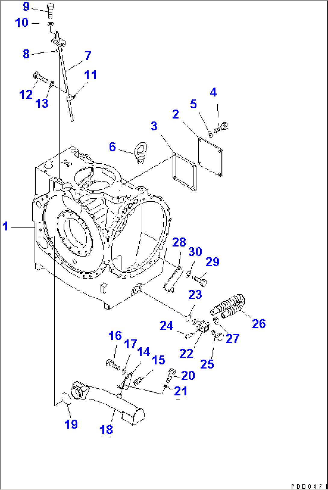 STEERING CASE (1/2)