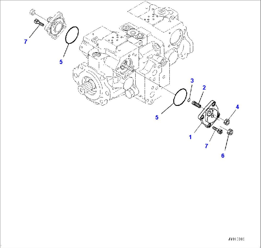 Hydraulic Pump, HST Pump (4/11) (#95001-)