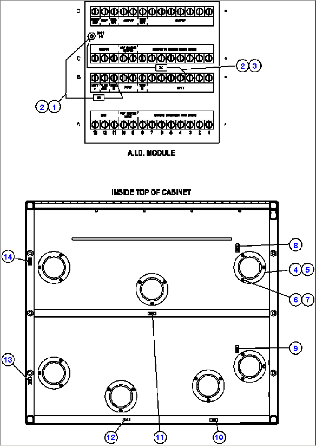 AUXILIARY CONTROL CABINET COMPONENTS - 4