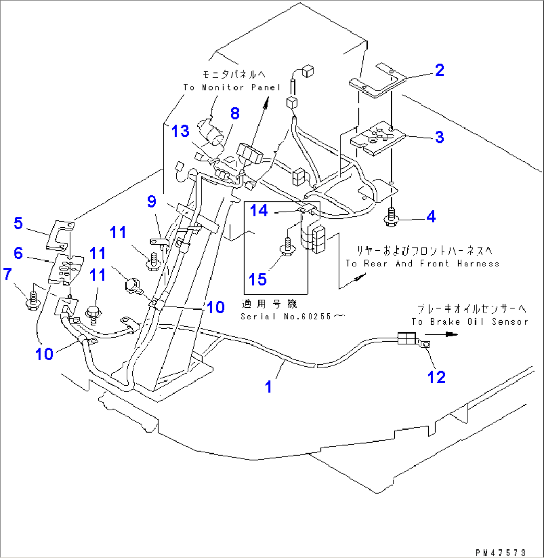 ELECTRICAL SYSTEM (FLOOR LINE)(#60001-)