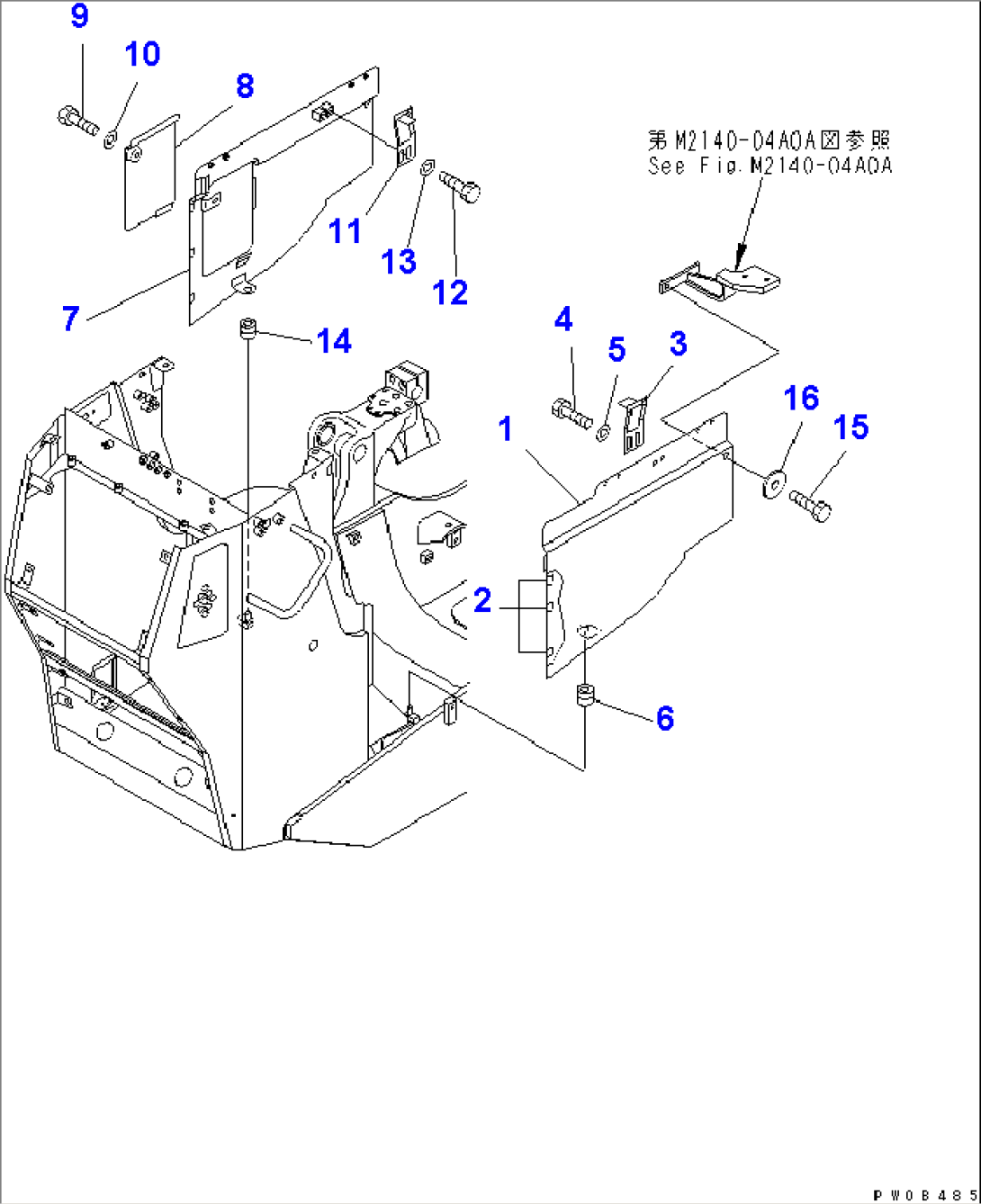 FRONT GUARD (ENGINE SIDE COVER¤ LOWER)(#50201-)