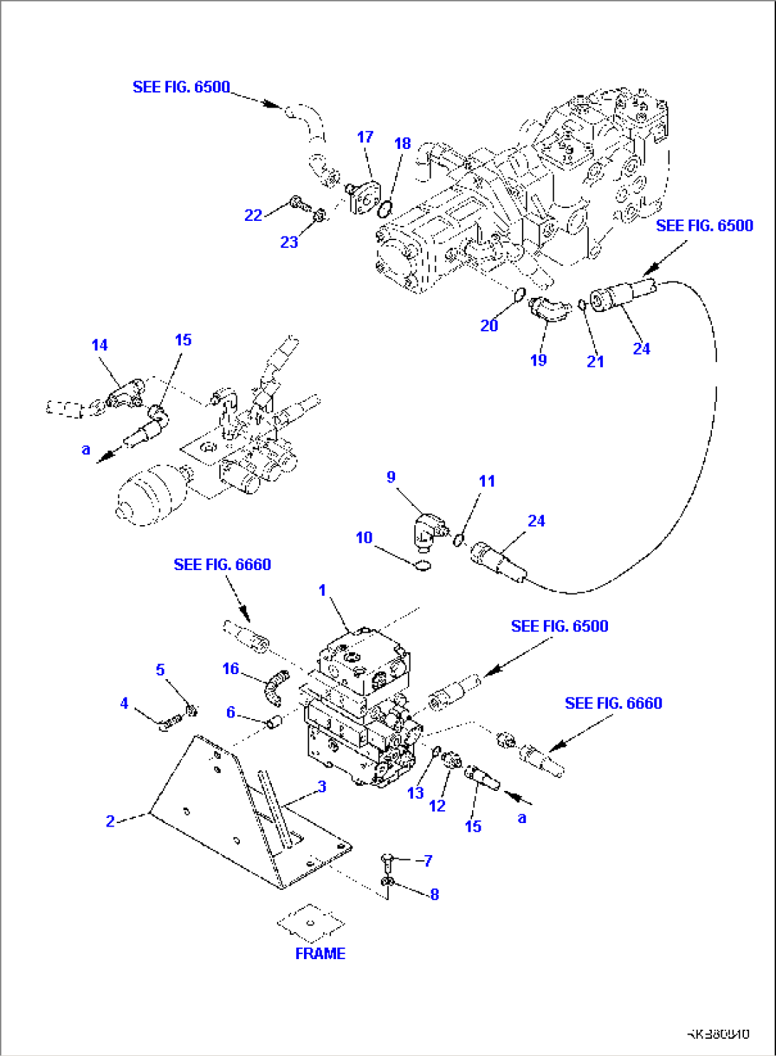 HYDRAULIC PIPING (SUCTION AND DELIVERY LINE) (SUPER HIGH-FLOW)