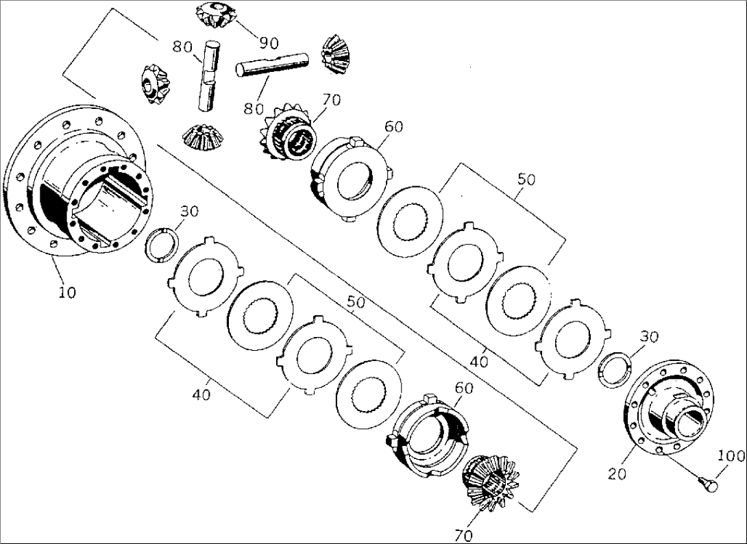 FRONT DIFFERENTIAL GEAR (T/M NO.4644 026 063)(#311001-)