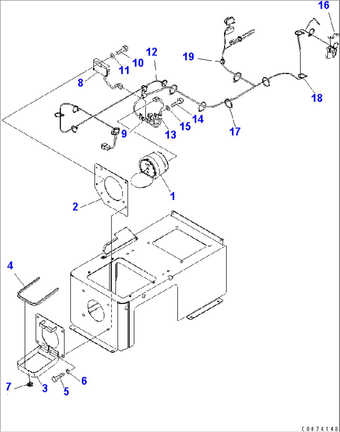 FLOOR (TACHOGRAPH)(#3001-)