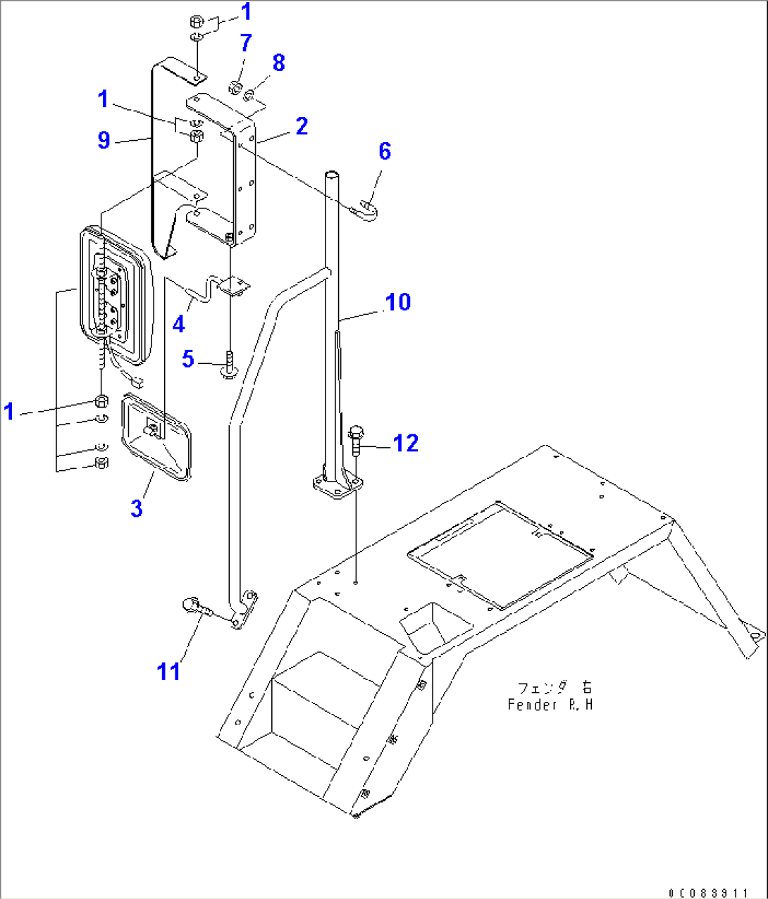 FENDER SUB ASS
