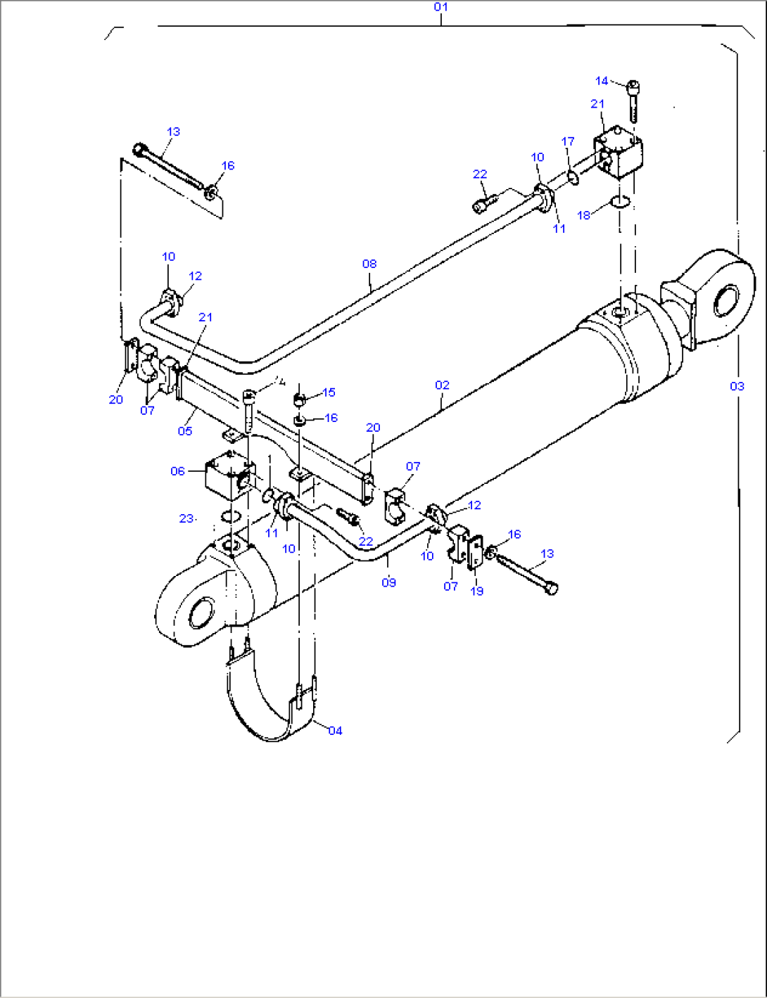 Piping - Bucket Cylinder
