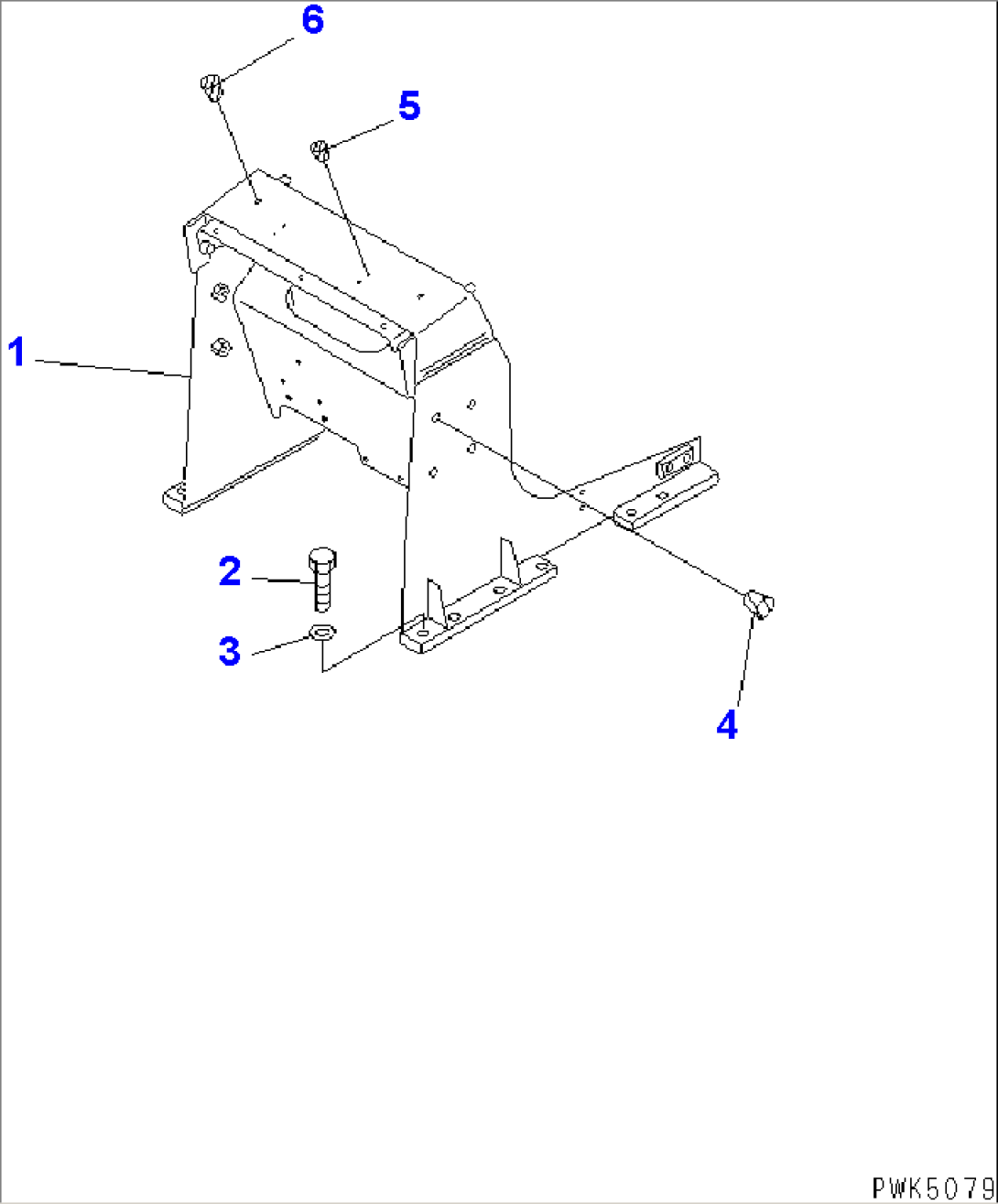 SIDE FRAME (FOR ANGLE DOZER) (FOR 2 LEVERS STEERING)